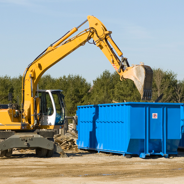 can i rent a residential dumpster for a construction project in Hubbard